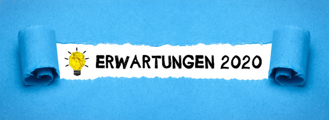 Erwartungen 2020 