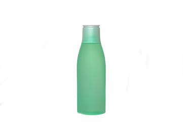 plastic matte bottle for cosmetic serum isolate