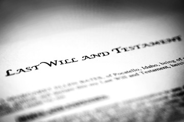 Last Will and Testament for Estate Planning