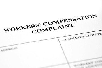 Worker's Compensation Complaint Form
