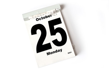 25. October 2021