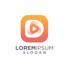 media logo design vector illustration