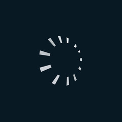 3d metallic starburst logo icon