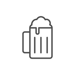 beer mug icon vector illustration