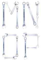 M-P english alphabet tool fonts