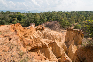 THAILAND PHRAE PHAE MUANG PHI LANDSCAPE