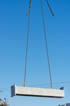 Construction rigging and steel iron workers on the job