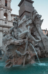 Naklejka na ściany i meble Rome, Italy piazza Navona