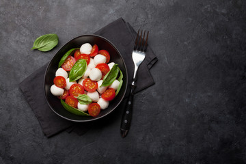 Fresh classic caprese salad