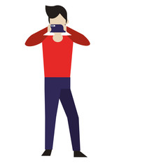 social media network chatting cartoon