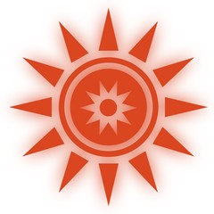 Star icon symbool. Glossy star shaped web stickers. Element style for chakra meditation