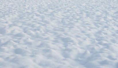 Snow dunes
