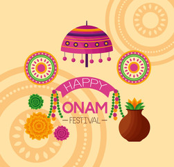 happy onam festival celebration