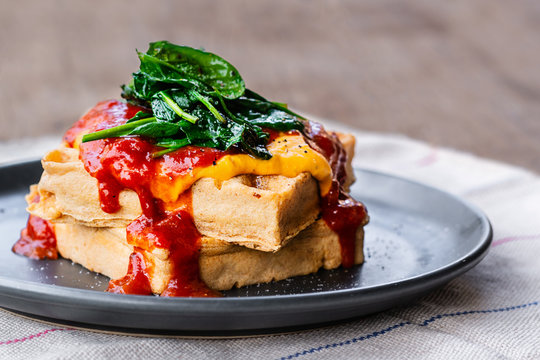 savoury waffles