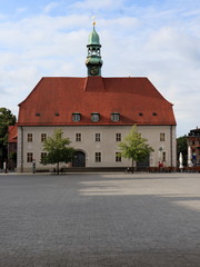 Fototapeta na wymiar Das Rathaus in Finsterwalde