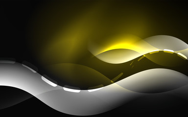 Neon abstract background. Background decoration. Trendy graphic design.