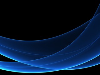 Elegant Abstract Blue Wave Background