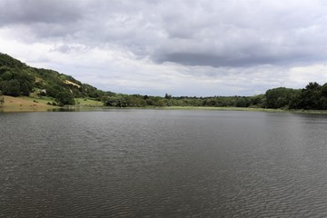 Etang de Montjoux dans la commune de Saint Jean de Bournay - Département Isère - France