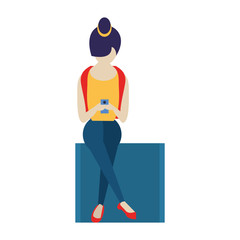 social media network chatting cartoon