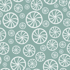 Vector abstract lemon shapes seamless pattern background