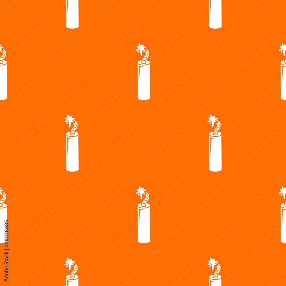 Poster mine dynamite pattern vector orange for any web design best