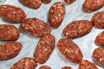 Traditional Turkish Raw Meatball