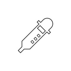 Pipette vector icon. Pipette vector illustration