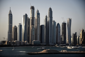 Fototapeta na wymiar Dubai City Scapes and Urban Sights
