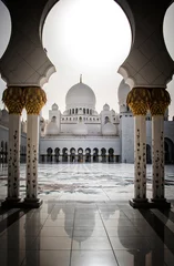 Fotobehang Sheikh Zayed Grand Mosque in Abu Dhabi © Jeff