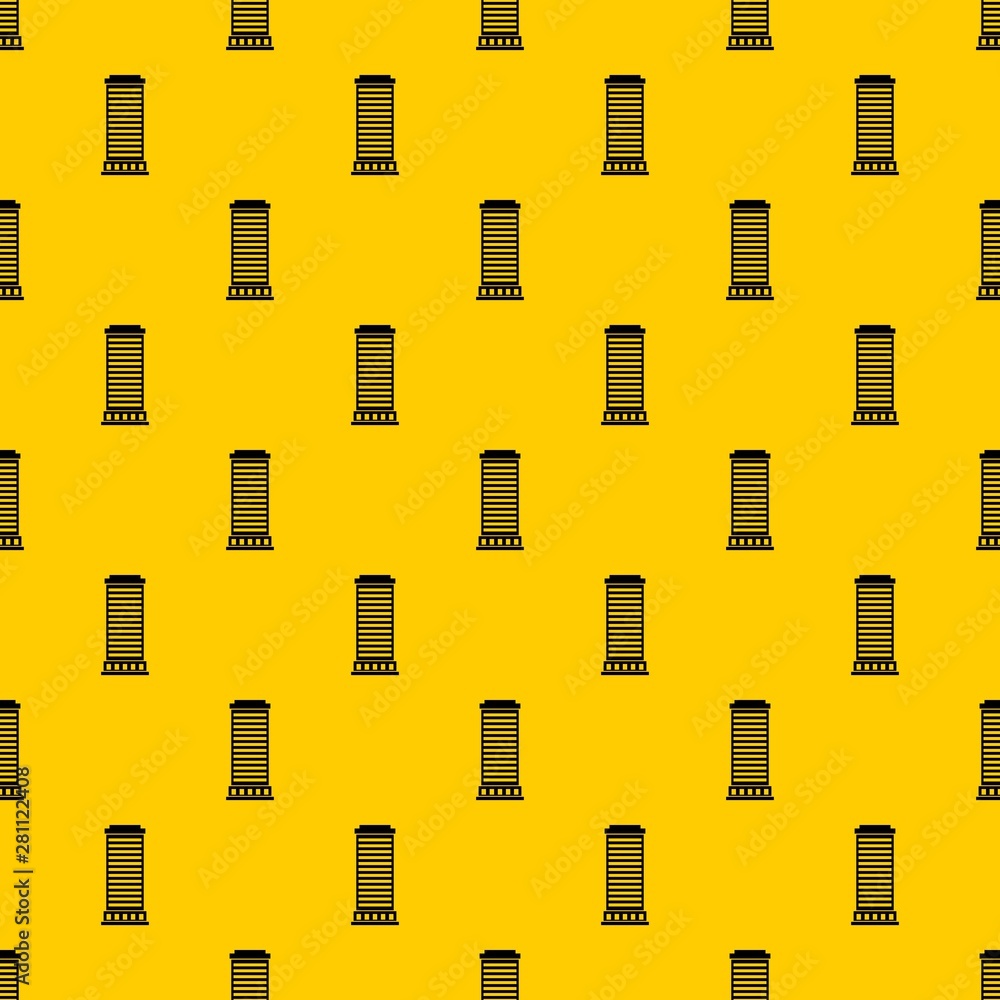 Poster column pattern seamless vector repeat geometric yellow for any design