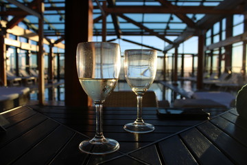 Spa, Piscina, Sauna, Vinho