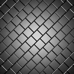 Classic black tile design texture background