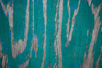 Blue and teal grunge worn rough vintage distressed background surface texture