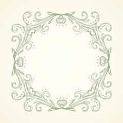 Vignette. Vector drawing