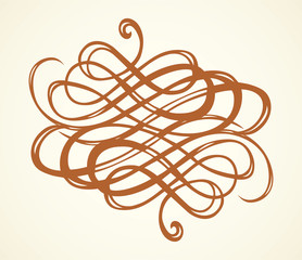 Vignette. Vector drawing