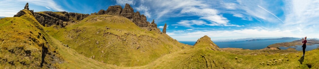 Old Man of Storr in Scotland - Isle of Skye