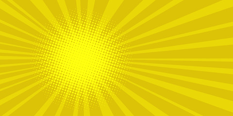 pop art sun background