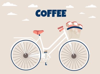 Coffee Fast Delivery Service Advertising Banner