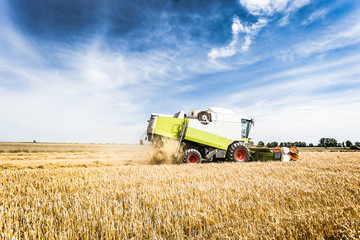 Obraz premium Harvester machine