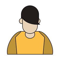 man young male person cartoon