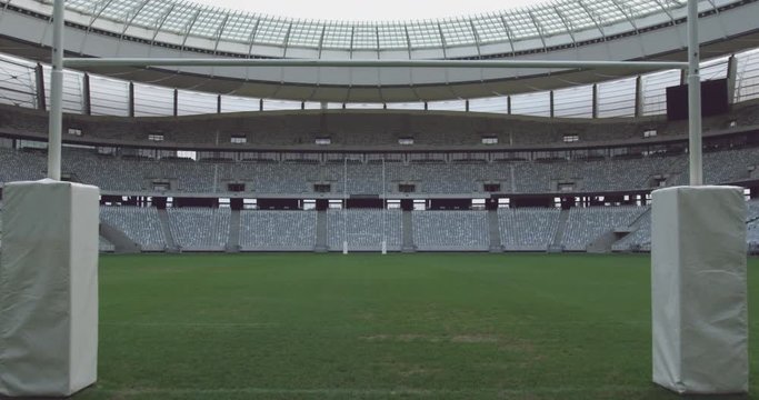 Shot of empty Cape Town Stadium 4k