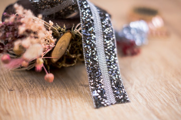 brooch isolated,textile brooch ,accessory isolated