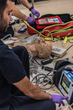 Advance Care paramedics in Training