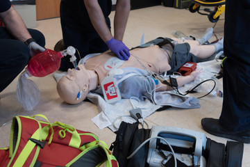 Advance Care paramedics in Training