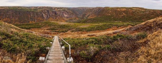 Autumn in Gros Morne National Park in Newfoundland, East Canada.