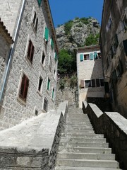 narrow street in old town