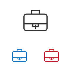 Suitcase vector icon