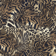 cool abstract animal seamless background tile