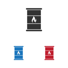 Oil barrel vector icon