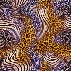 Animal mix ~ seamless background tile